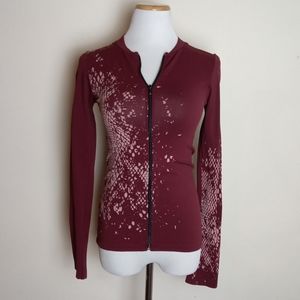 Nux Activewear Zip Up Athletic Jacket Size L